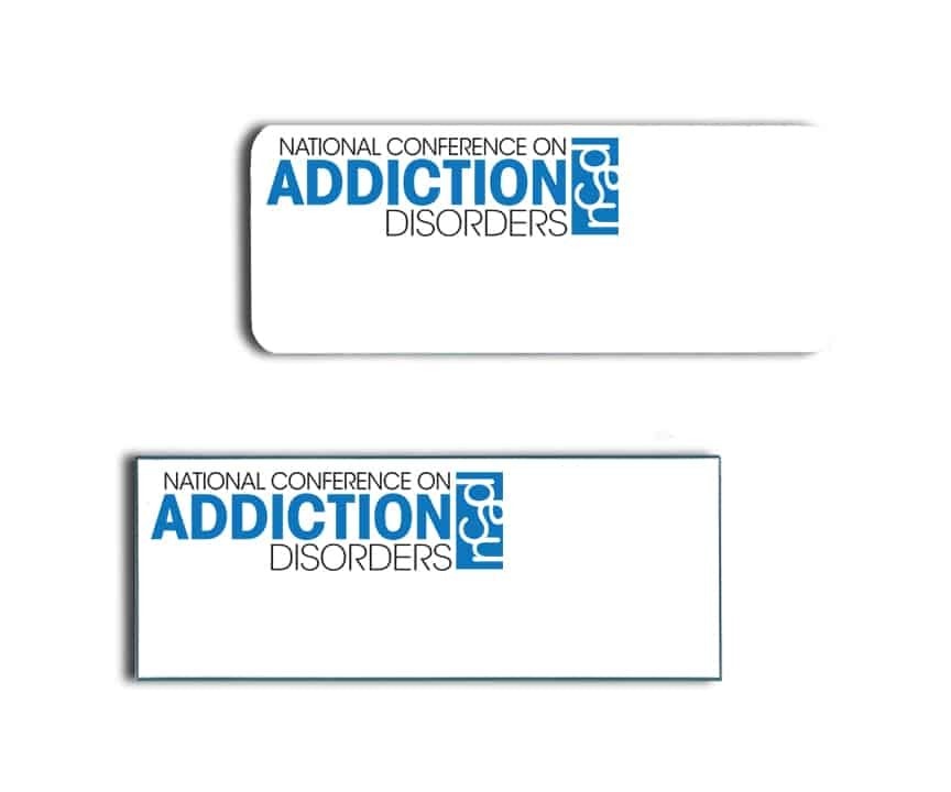 National Conference On Addiction Disorders Name Badges
