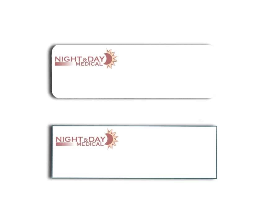 Night And Day Medical Name Badges