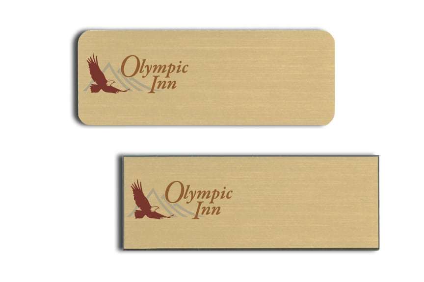 Olympic Inn Name Tags Badges