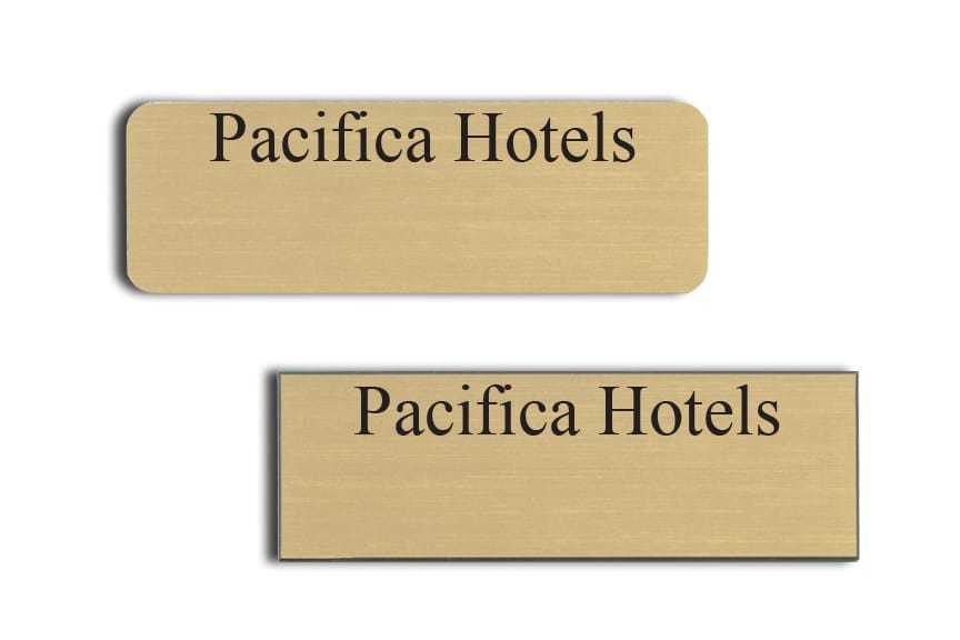 Pacifica Hotels Name Badges