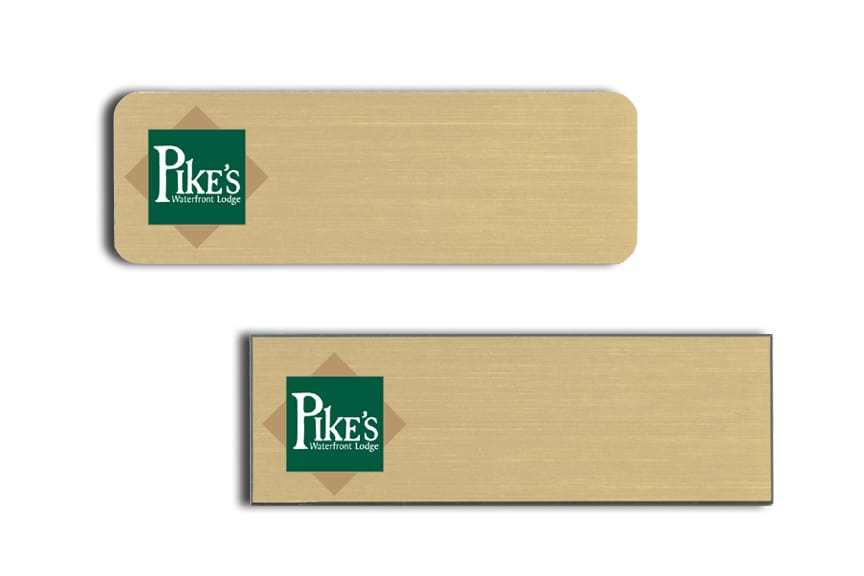 Pikes Waterfront Lodge Name Badges Tags