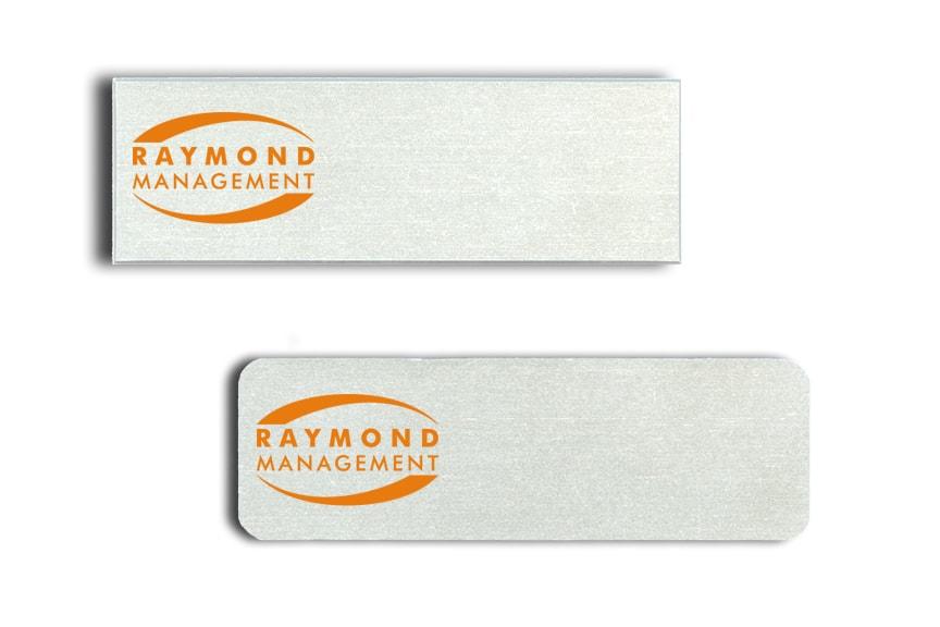 Raymond Management name badges