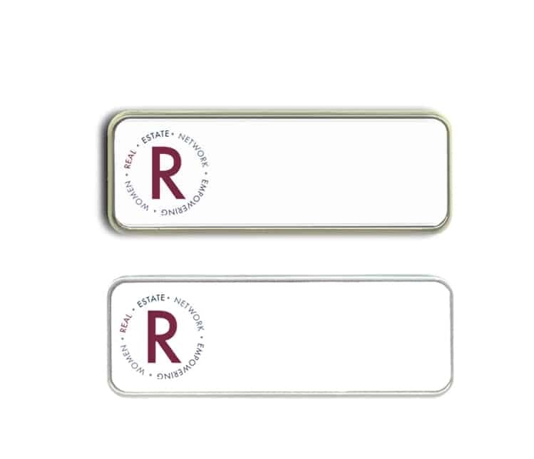 Renew Real Estate name badges tags