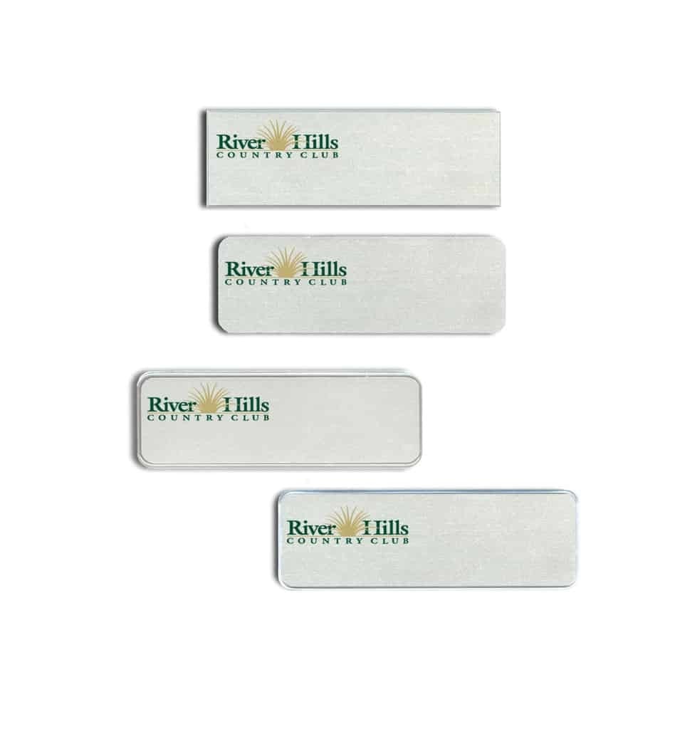 River Hills Country Club Name Tags Badges