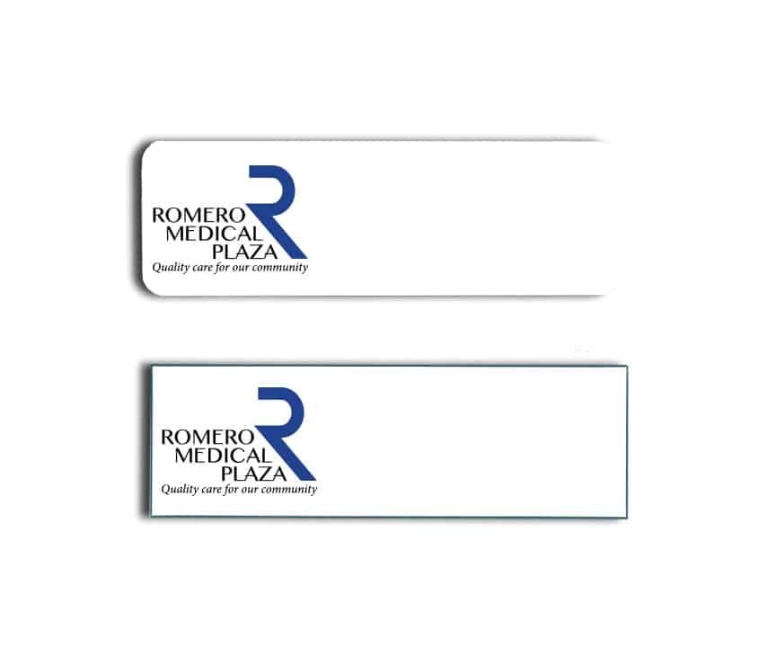 Romero Medical name badges