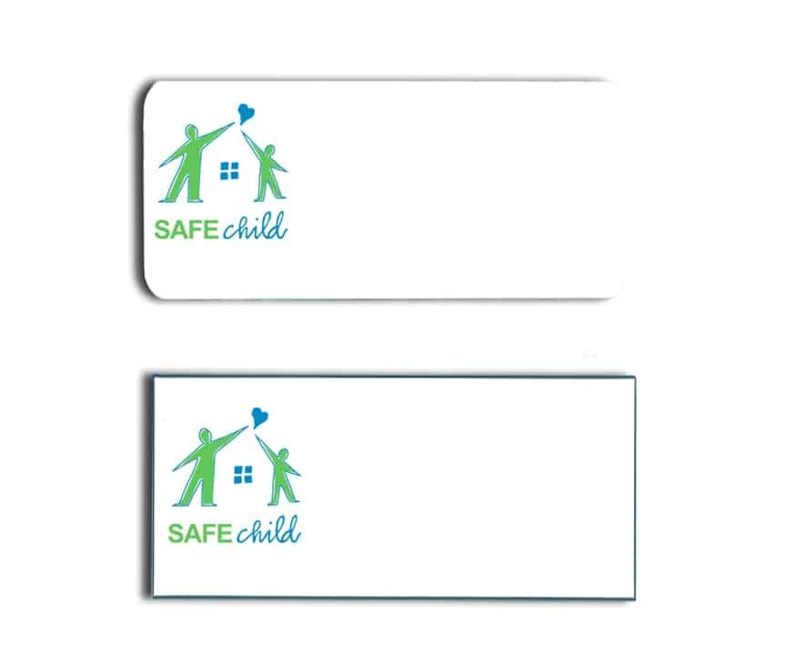 SAFE Child name badges tags