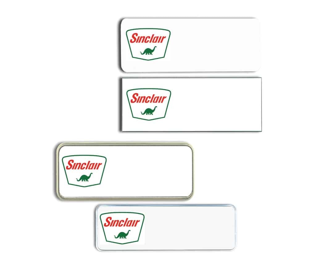 Sinclaire Name Tags Badges