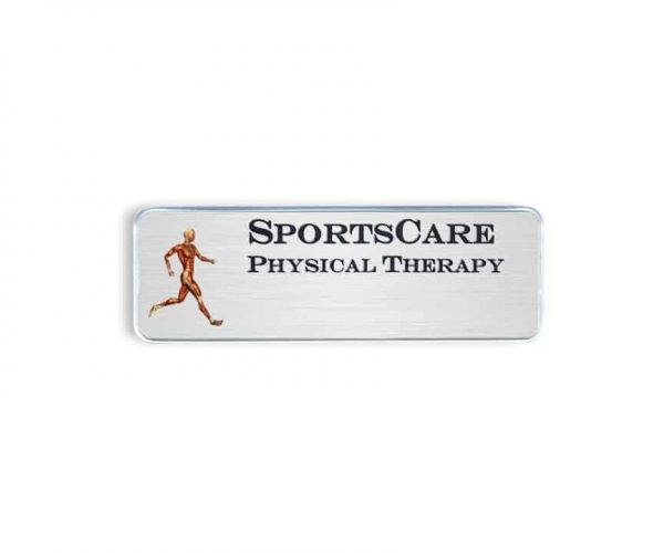 SportsCare Physical Therapy name badges