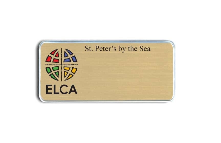 St. Peters by the Sea name badges tags