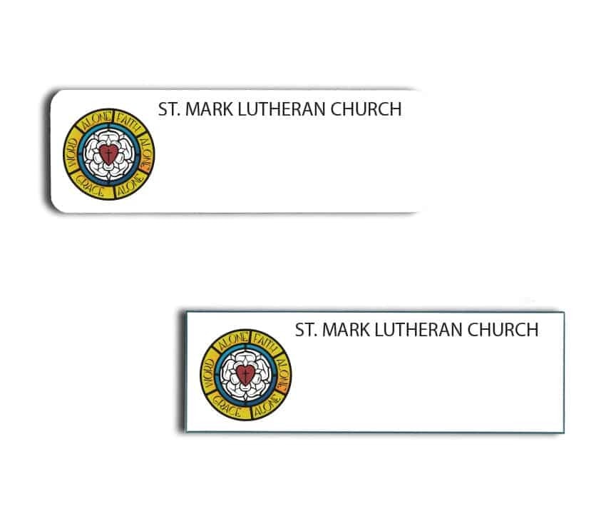 St. Mark Lutheran Church name badges