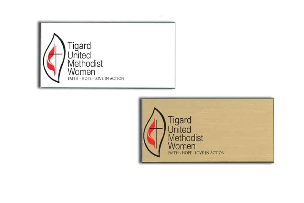 United Methodist Women Name Tags Badges