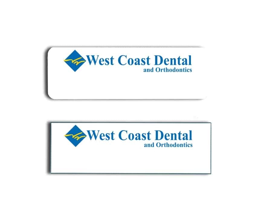 West Coast Dental Name Badges