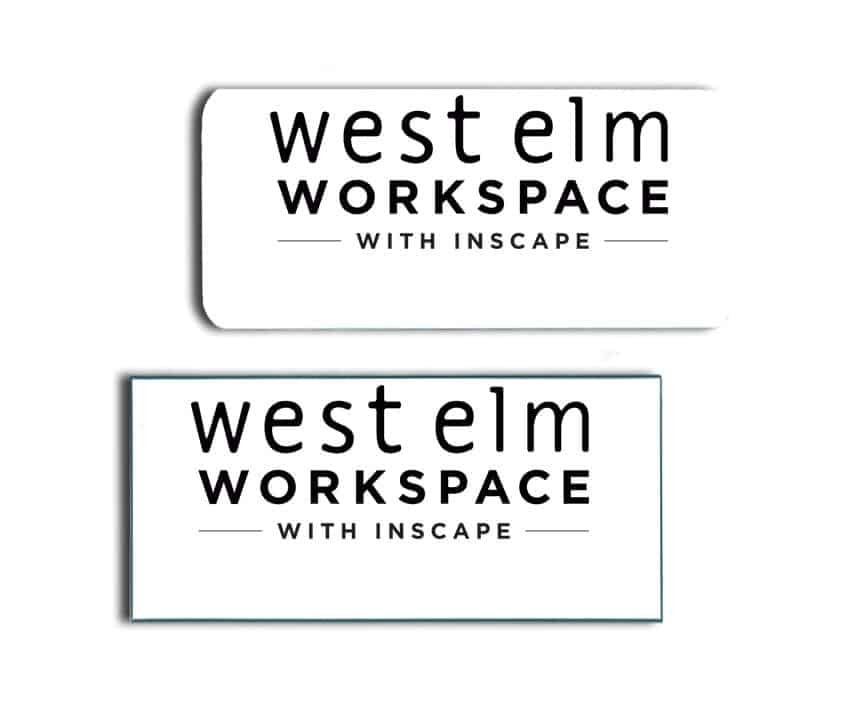 West Elm Workspace Name Badges