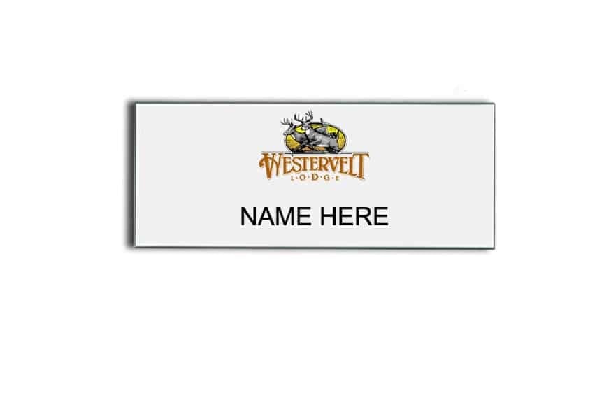 Westervelt Lodge name badges