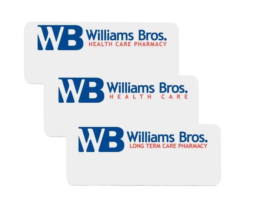 Williams Brothers name badges