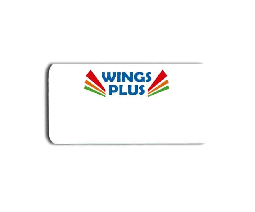 Wings Plus name badges