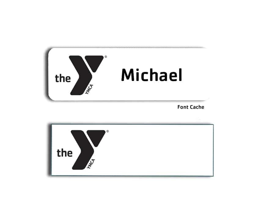 YMCA name badges
