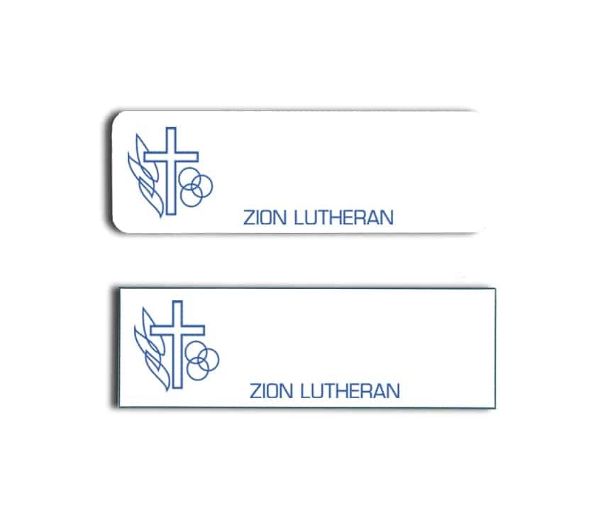 Zion Lutheran name badges