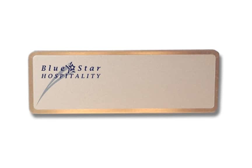 blue star hospitality name badges