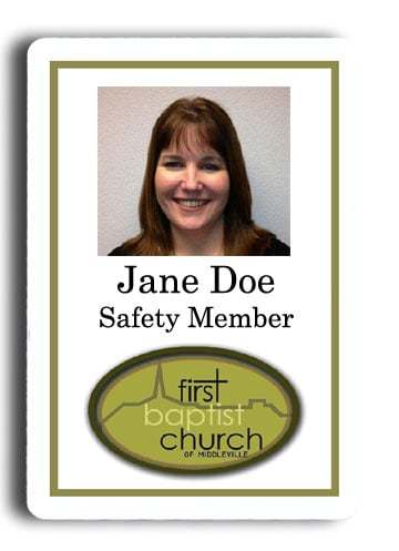 name tags first baptist church of middleville