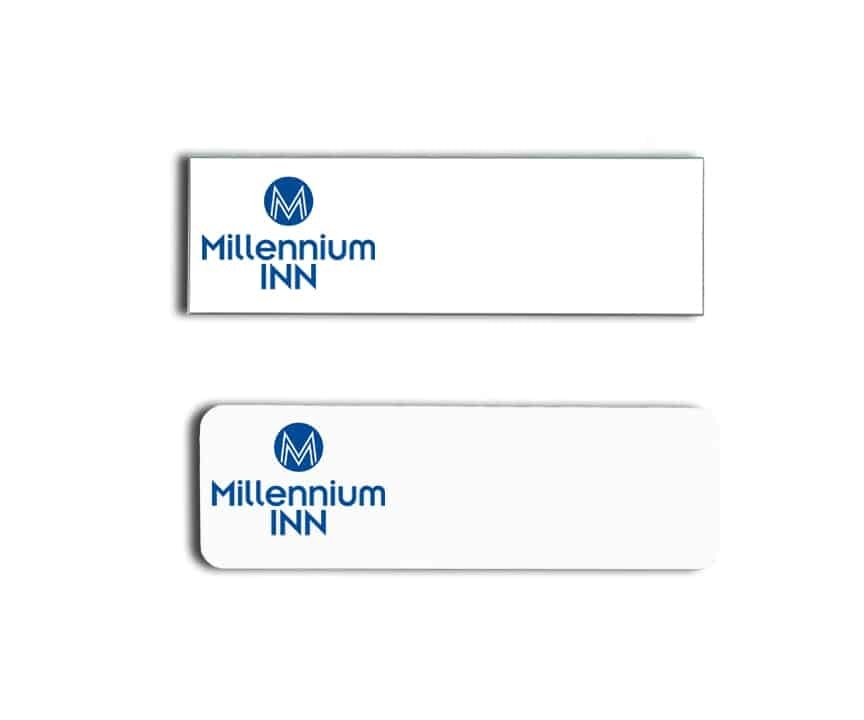 millennium inn name badges tags