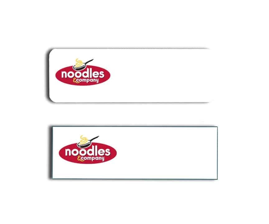 noodles & company name tags badges