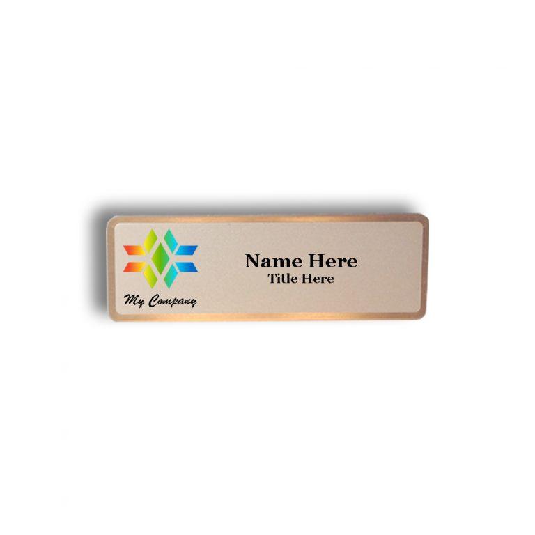 Nickel Name Tags & Badges