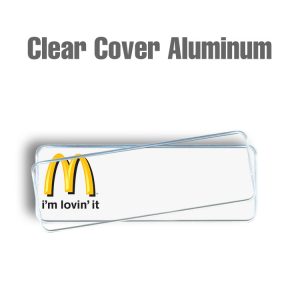 McDonalds Clear Cover White