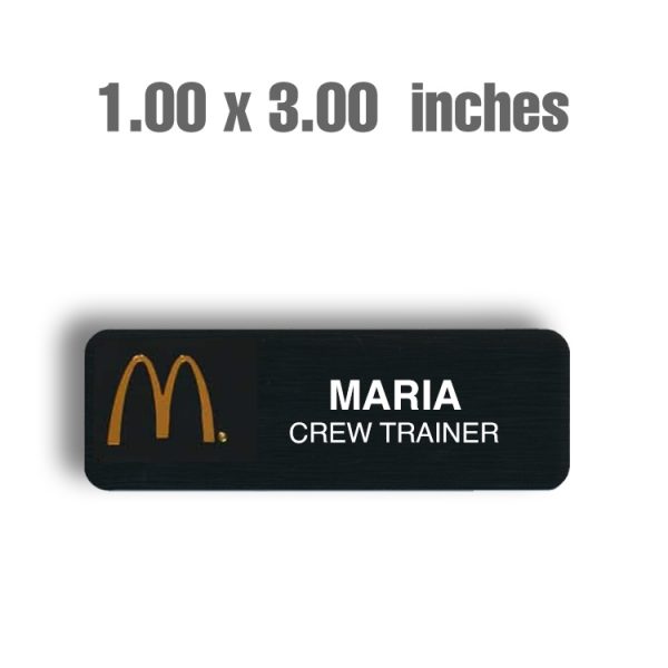 Mcdonalds Name Badges and Tags Mcopco Approved Vendor Partner