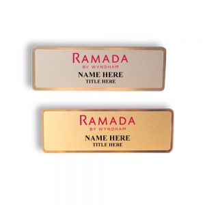 Ramada Name Badges Metal